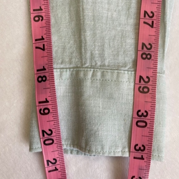 Original Penguin Linen Blend Woven Button-Down, Surf Spray/Light Green Small NWT - Picture 14 of 16
